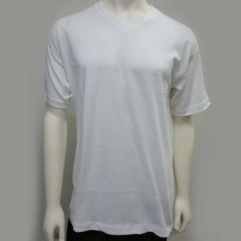 Gemrock V-Neck White Tee